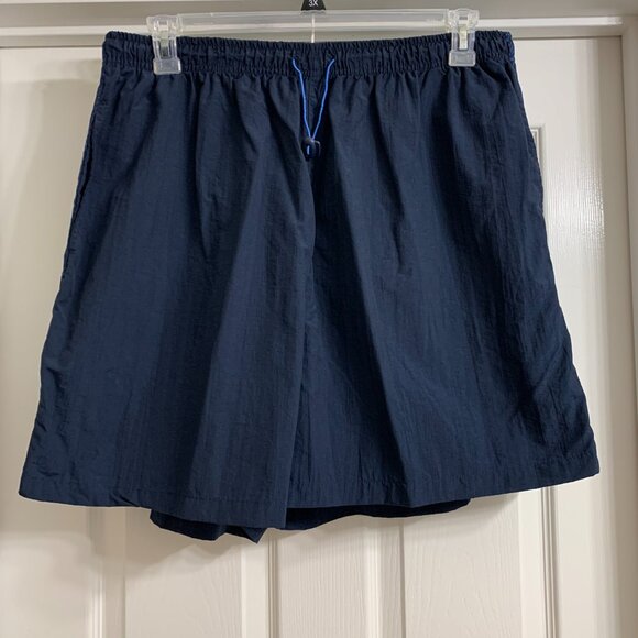 Just My Size Women's Navy Blue Athletic Shorts, Size 22W/24W - Picture 2 of 4